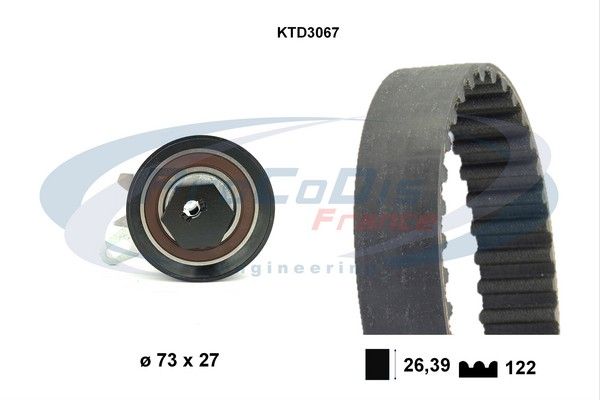 PROCODIS FRANCE Комплект ремня ГРМ KTD3067